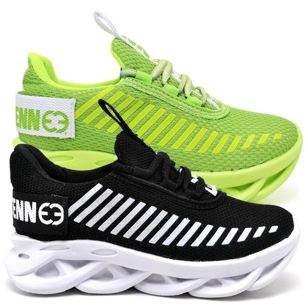 Tênis Infantil Feminino Anatômico Fecho Cadarço Kit 2