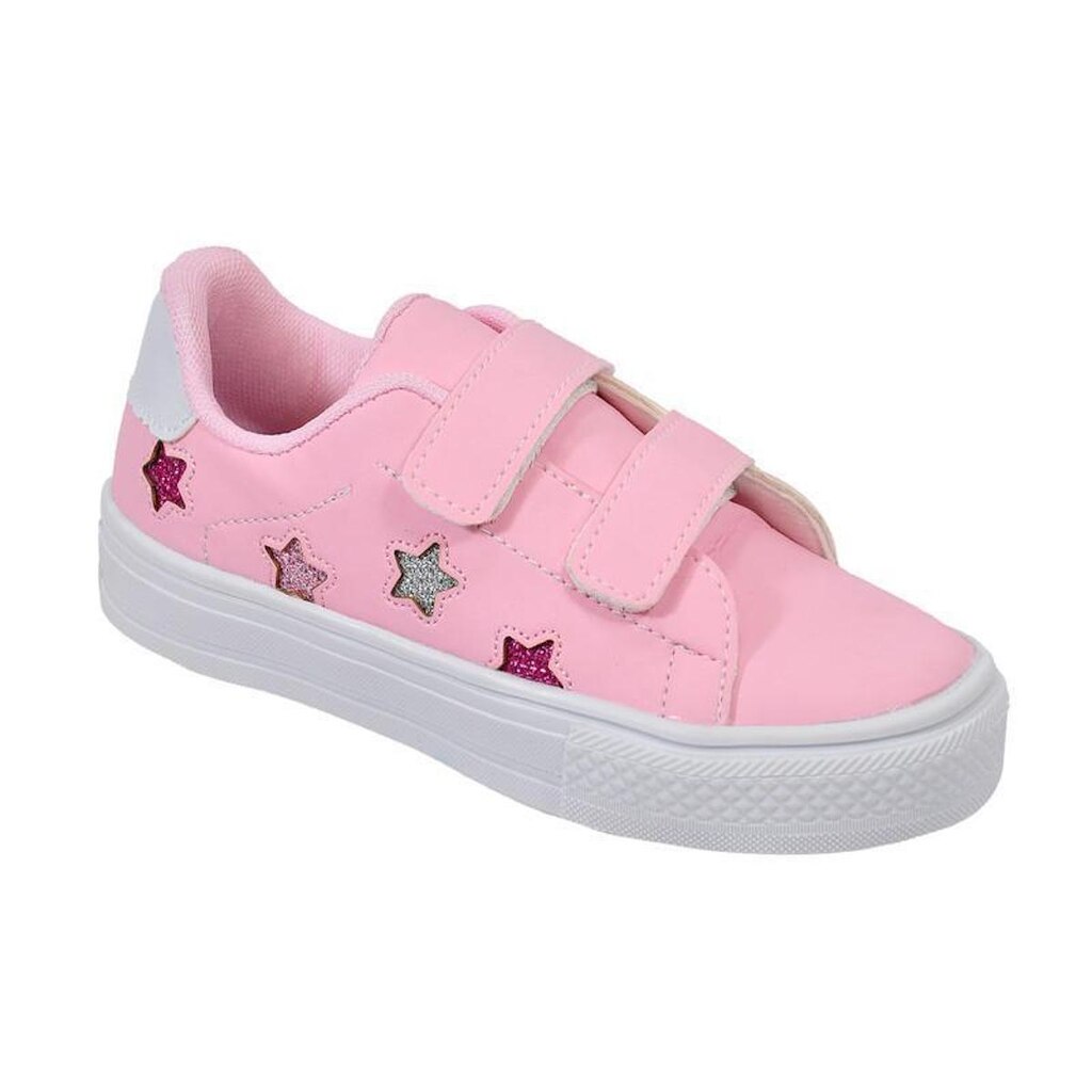Tênis Infantil Feminino Estrela Glitter