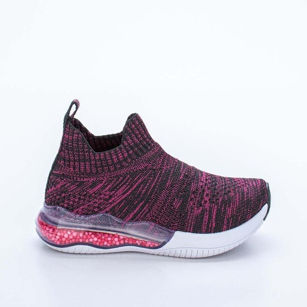Tênis Infantil Feminino Kidy Alpha Air Preto e Pi