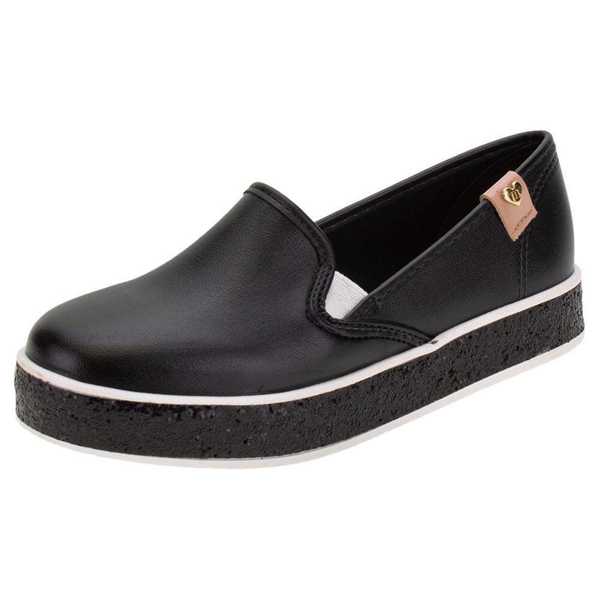 Tênis Infantil Feminino Slip On Molekinha - 2520909 - Preto | Netshoes