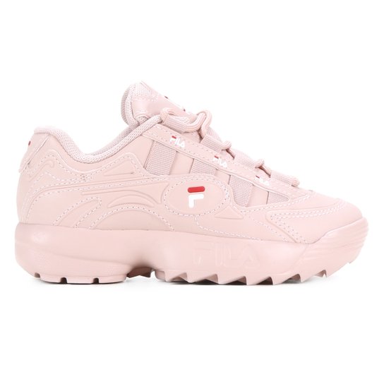 Tênis Infantil Fila D-Formation - Rosa+Branco Menor preço em Tênis Infantil Fila D-Formation - Rosa+Branco