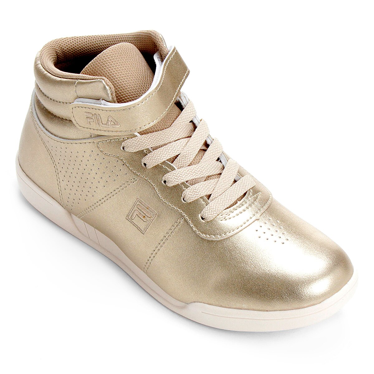 Tênis Infantil Fila F-16 High - Dourado | Netshoes