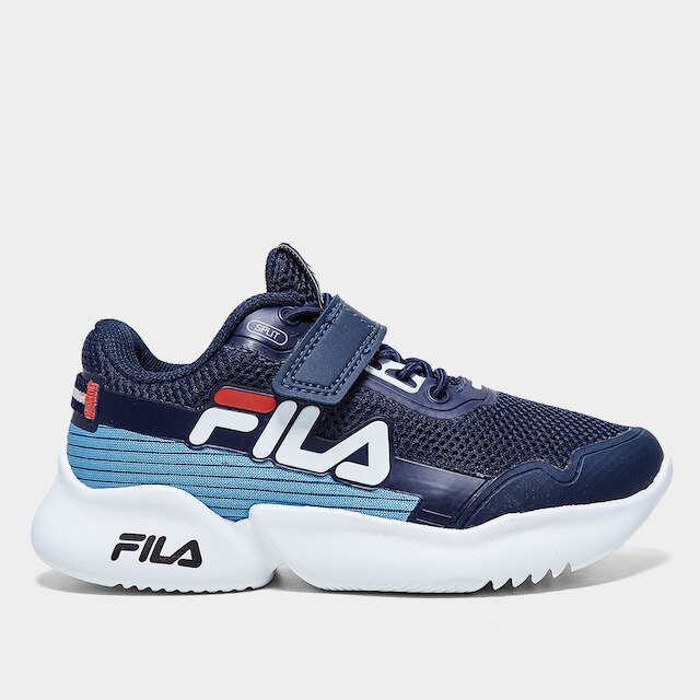 Tênis Infantil Fila Split Vlc - Marinho+Azul