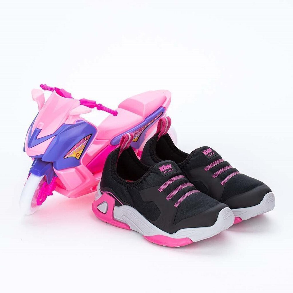 Tênis Infantil Kidy Play Comfort Marinho com Brin