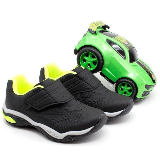 Tênis Infantil Kidy Play Respi-Tec 0070610 - Preto Menor preço em Tênis Infantil Kidy Play Respi-Tec 0070610 - Preto