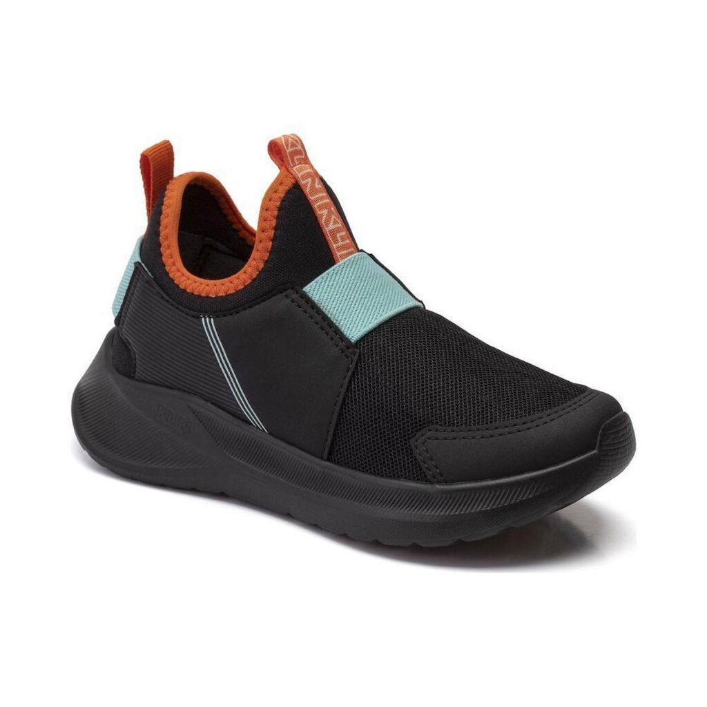 Tênis Infantil Klin Freedom Elástico Preto Turquesa 445.019