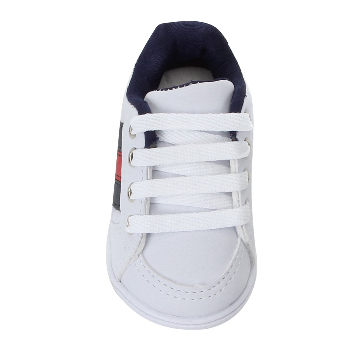 Tênis Infantil Kurz Básico Bebê - Branco+Marinho | Netshoes