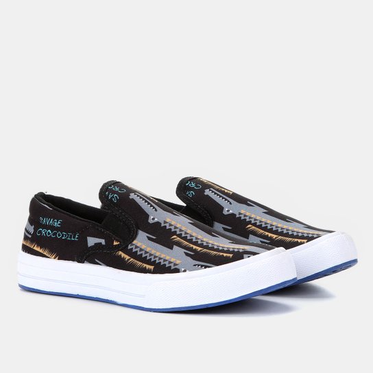 Tênis Infantil Kurz Iate Menino - Preto Menor preço em Tênis Infantil Kurz Iate Menino - Preto