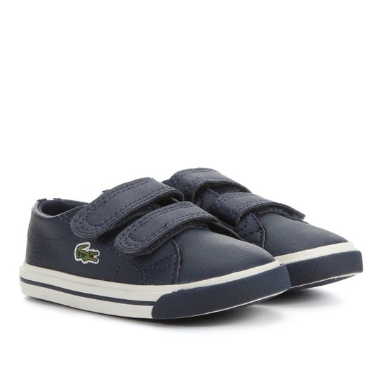 Tênis Infantil Lacoste Sportwear Com Velcro Maculino - Marinho Menor preço em Tênis Infantil Lacoste Sportwear Com Velcro Maculino - Marinho