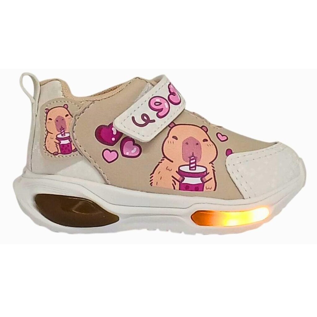 Tenis Infantil Led Minipe Capivara