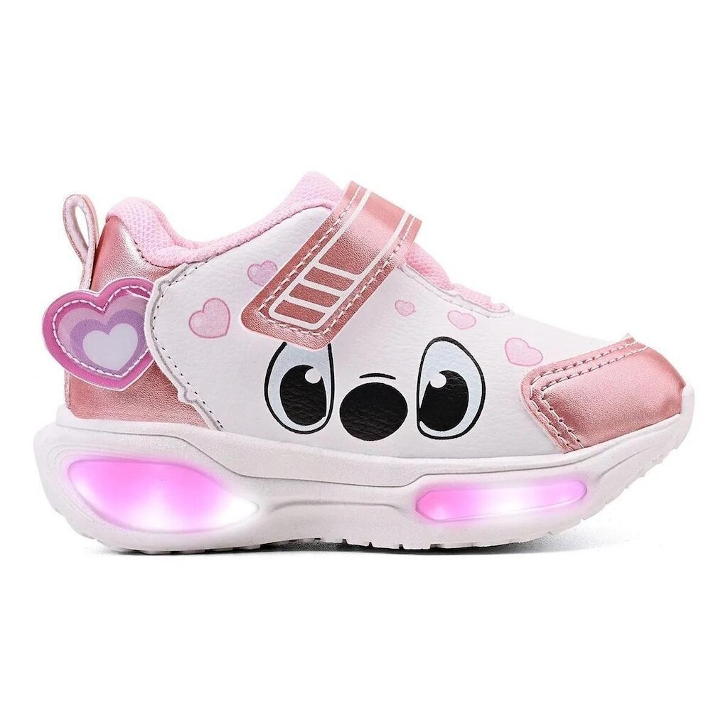 Tênis Infantil Led Minipé Stitch Olhos Apaixonados