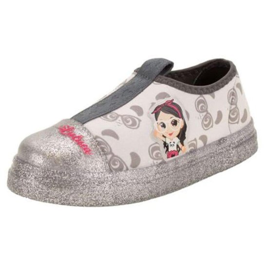 Tênis Infantil Luluca Vidro Glitter Grendene 22415 Feminino - Cinza Menor preço em Tênis Infantil Luluca Vidro Glitter Grendene 22415 Feminino - Cinza