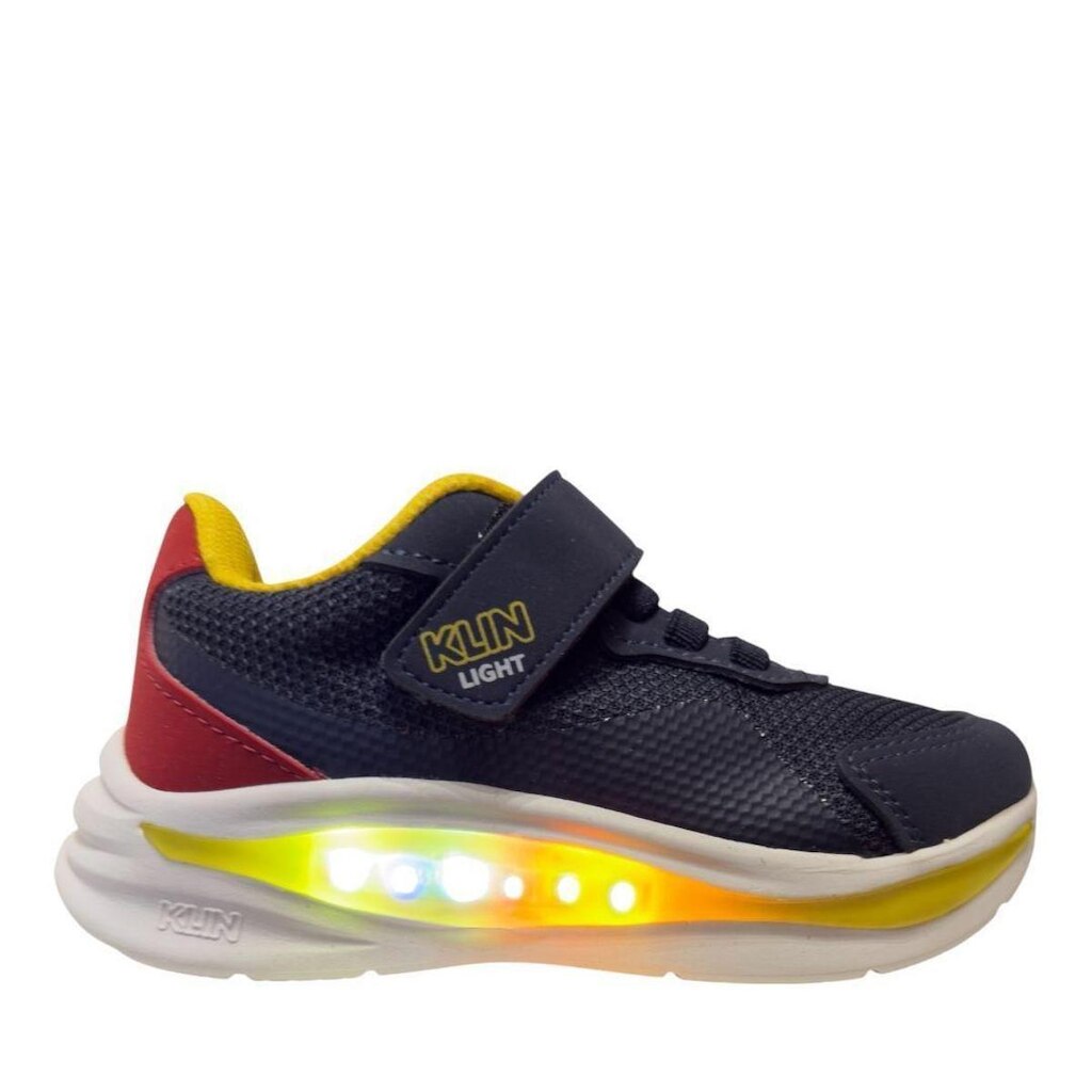 TENIS INFANTIL LUZINHA KLIN FLASH MARINHO CALCE FÁCIL 39200