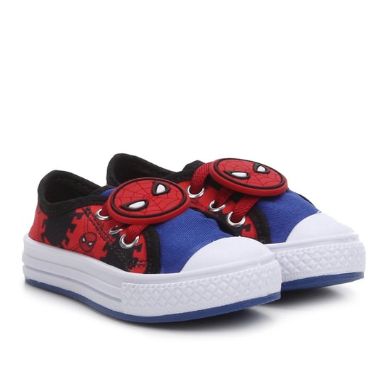Tênis Infantil Marvel Patch Homem Aranha Masculino - Vermelho+Azul Menor preço em Tênis Infantil Marvel Patch Homem Aranha Masculino - Vermelho+Azul