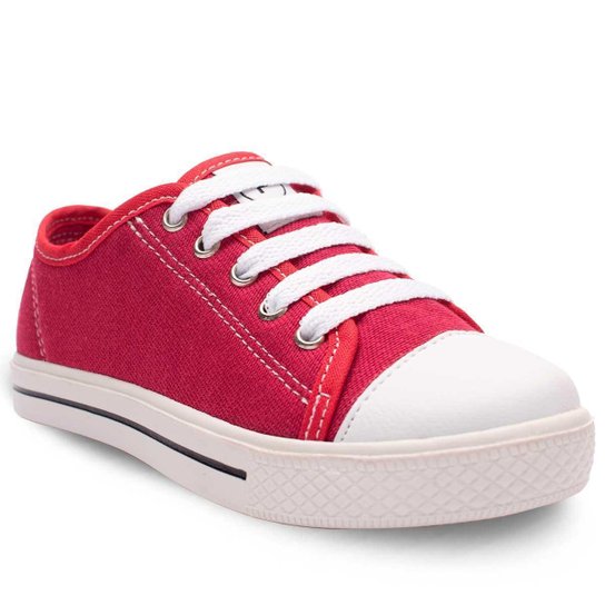 Tenis Infantil Masculino Feminino Menina Menino Casual Star Original 11.21 - Vermelho Menor preço em Tenis Infantil Masculino Feminino Menina Menino Casual Star Original 11.21 - Vermelho