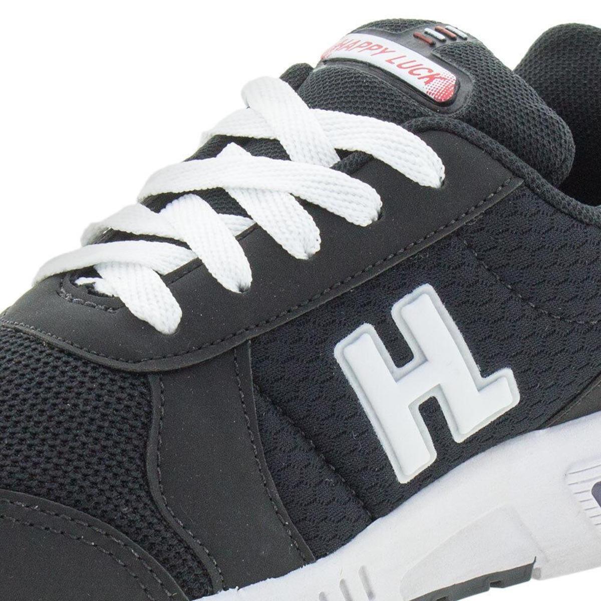 Tênis Infantil Masculino Happy Luck - Hl057 - Preto+Branco | Netshoes