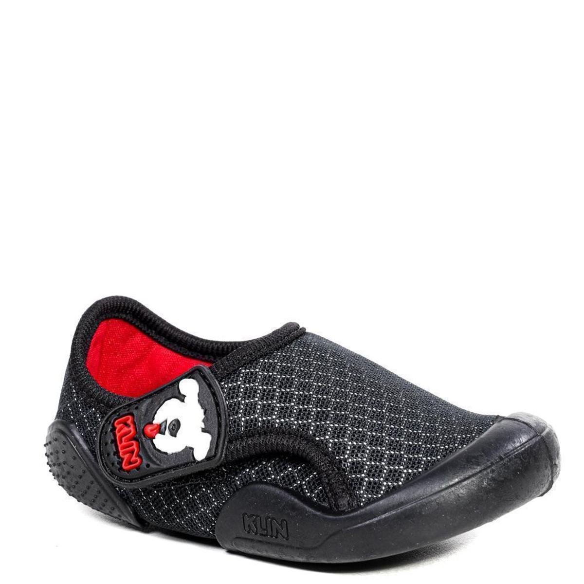 Tênis Infantil Masculino Slip On Klin New Confort - Preto | Netshoes
