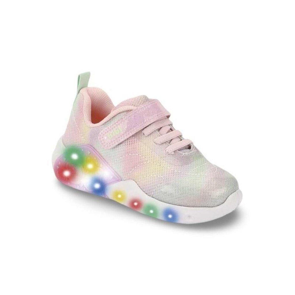 Tênis Infantil Menina Bibi Fun Light Rosa de Borboleta