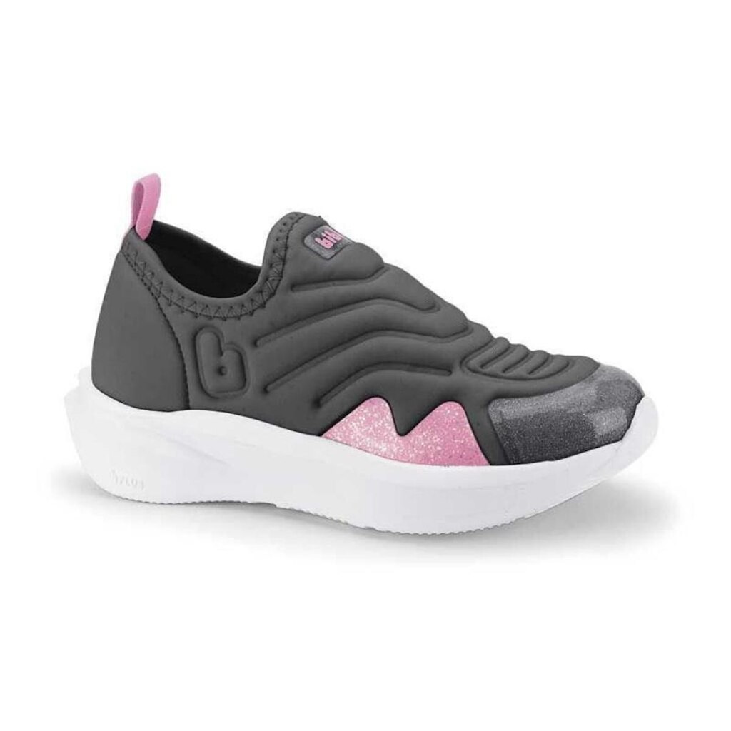 Tênis Infantil Menina Bibi Volt 2.0 Grafite Pop Pink