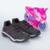 Tênis Infantil Menina Kidy Play Rosa e Lilás com - Preto