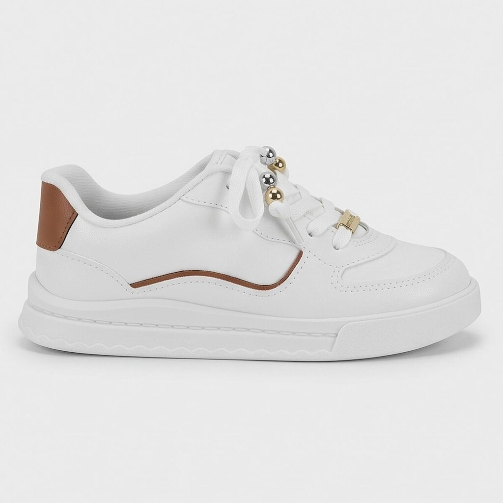 Tênis Infantil Menina Molekinha Casual 2575.119 Branco