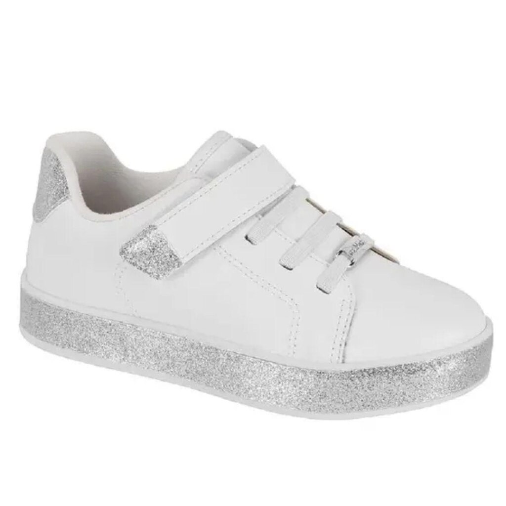 Tênis Infantil Menina Molekinha Glitter Casual