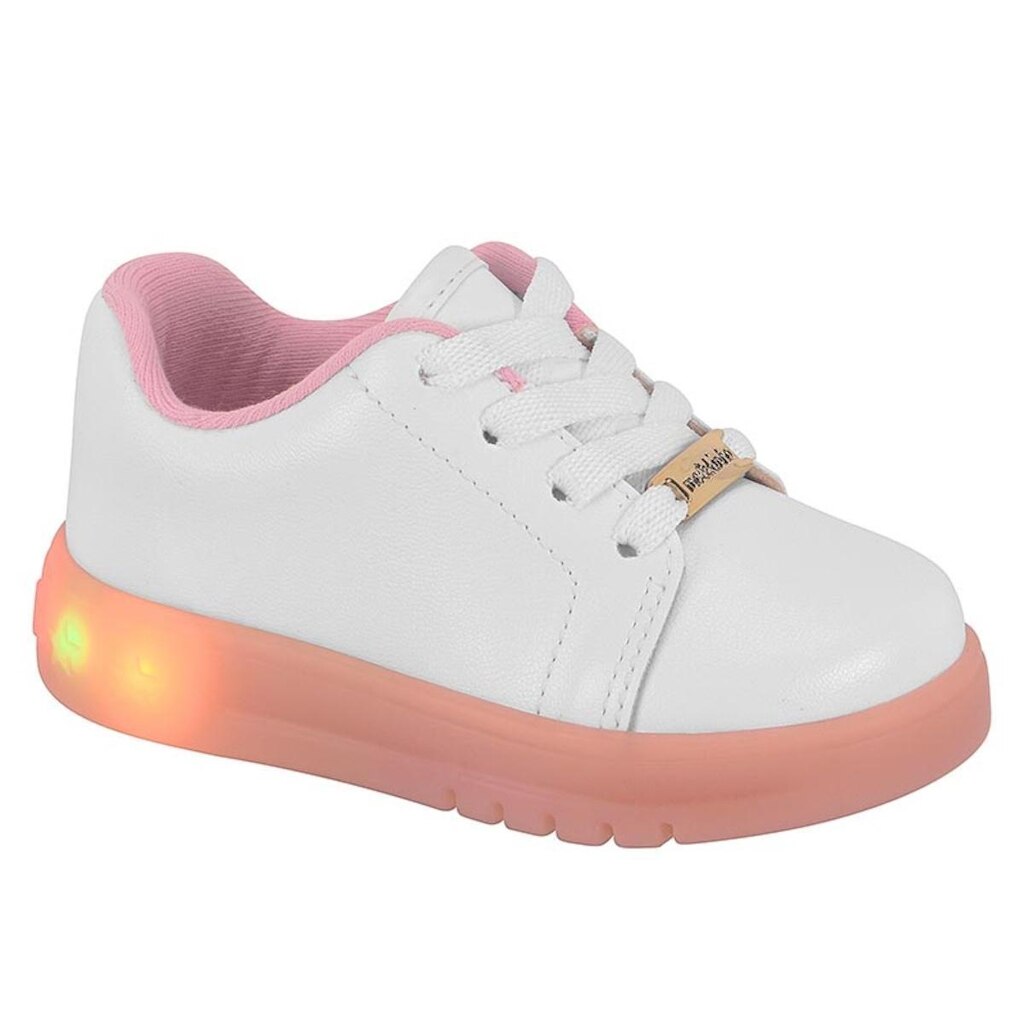 Tênis Infantil Menina Molekinha Solado Luz LED