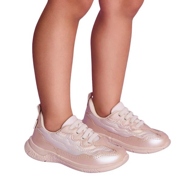 Tênis Infantil Menina Pampili 745.018 Mini Soft Perolado