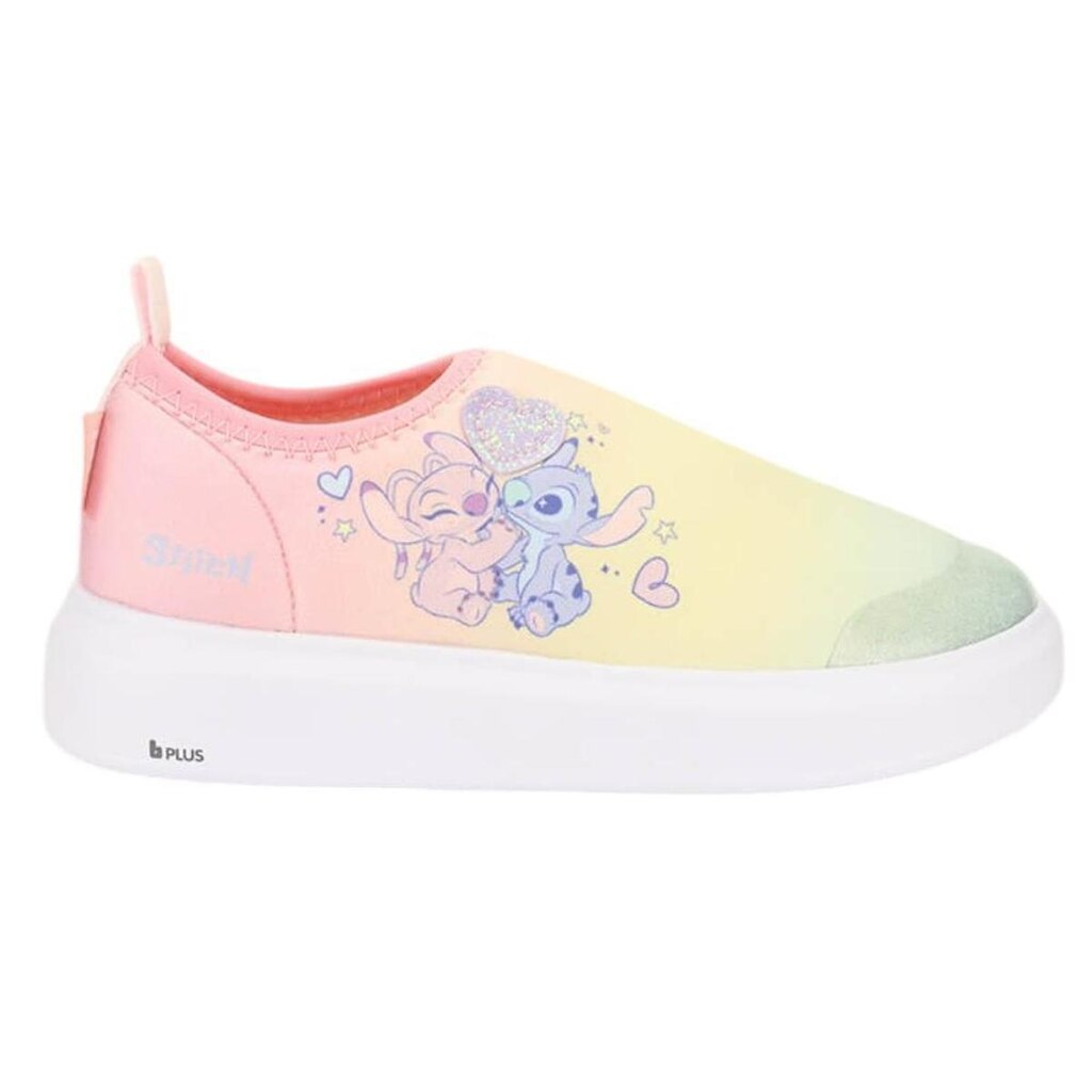 Tênis Infantil Meninas Bibi Glam Stitch e Angel Amarelo
