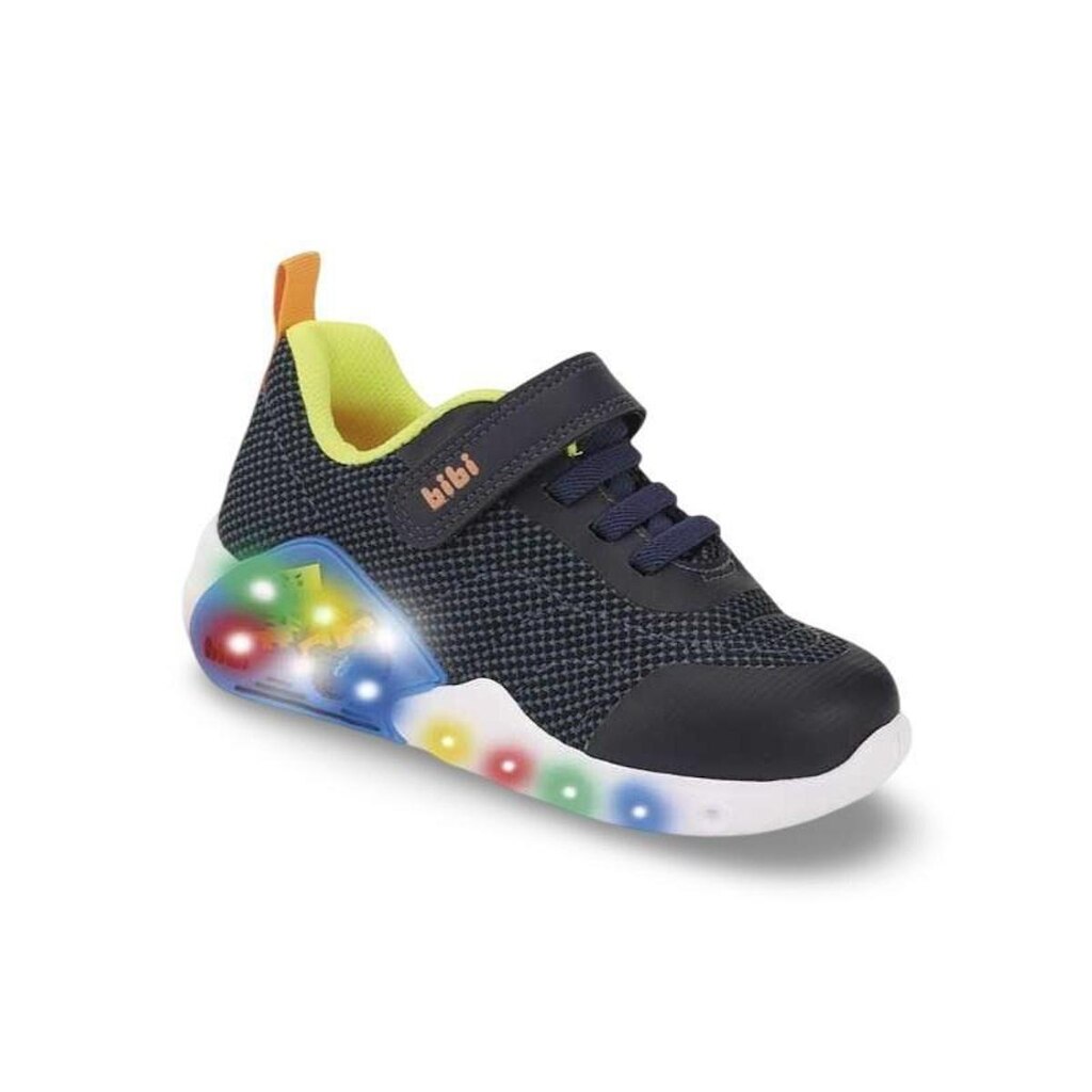 Tênis Infantil Menino Bibi Fun Light Azul Marinho de Dinossauro