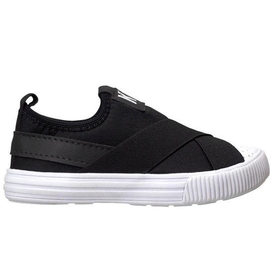 Tênis Infantil Menino Calce Fácil Kimimo Preto - 5506 - Preto Menor preço em Tênis Infantil Menino Calce Fácil Kimimo Preto - 5506 - Preto
