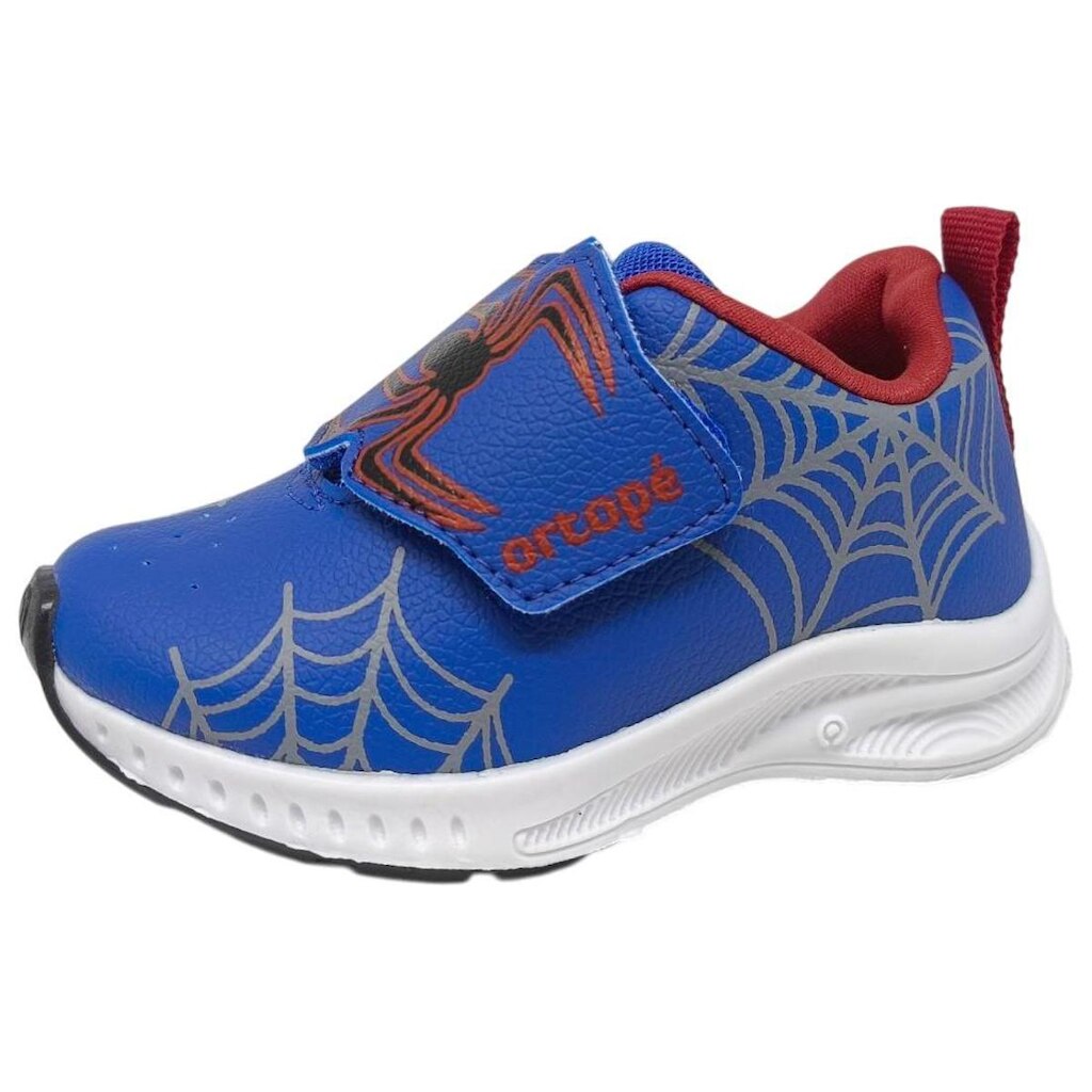 Tênis Infantil Menino Conforto Aranha Dna Flex Ortopé