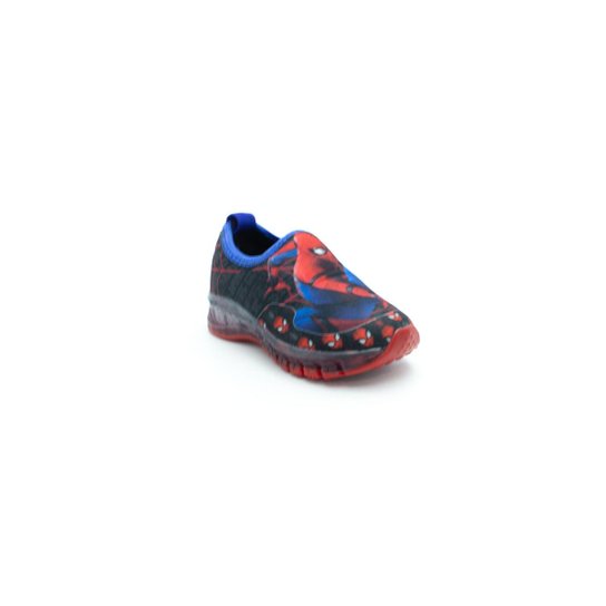 TEnis Infantil Menino Crik Homem Aranha - Preto/azul - Preto Menor preço em TEnis Infantil Menino Crik Homem Aranha - Preto/azul - Preto