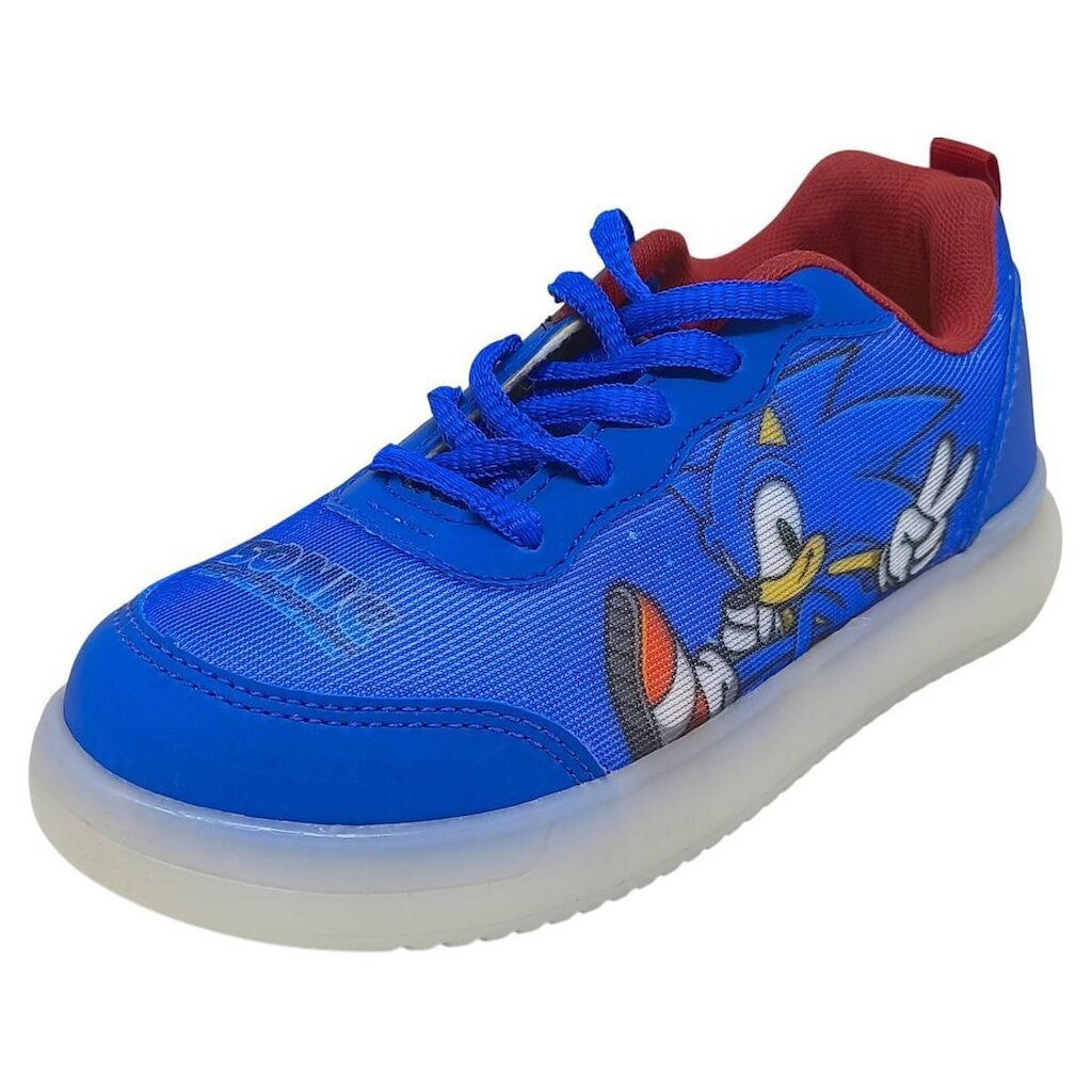 Tenis Infantil Menino Sonic Luz de Led Dia a Dia Kid Star