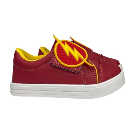 Tênis Infantil Menino super confortável e estiloso - Vermelho Menor preço em Tênis Infantil Menino super confortável e estiloso - Vermelho