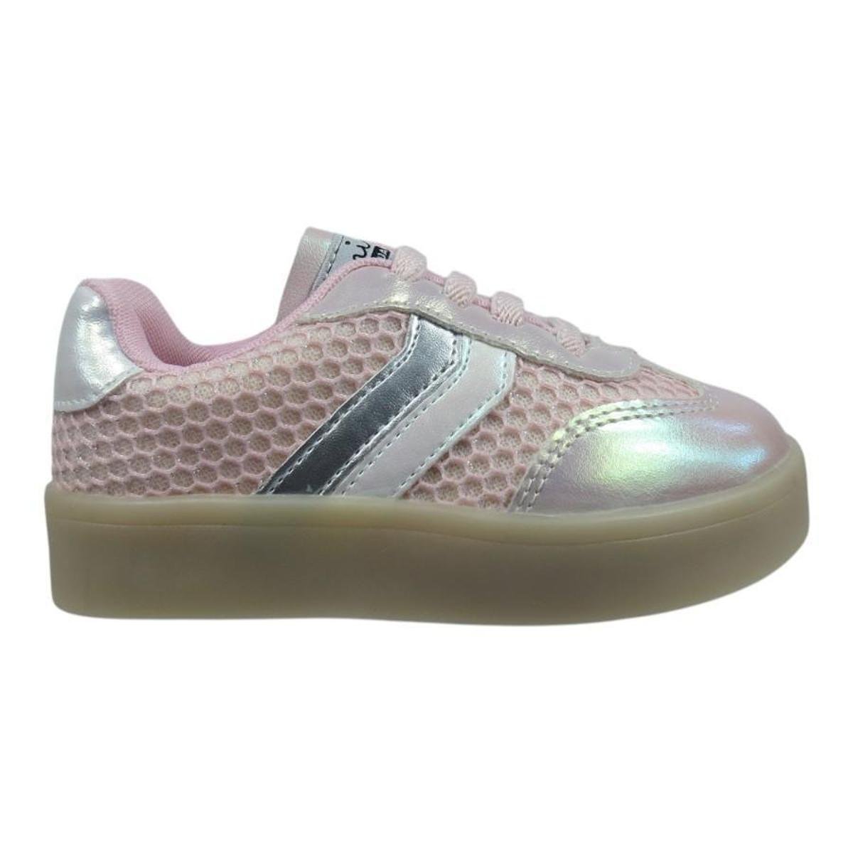 Tenis Plugt Infantil 2930 Rosa Mini Sua Cia em promoção na Netshoes!