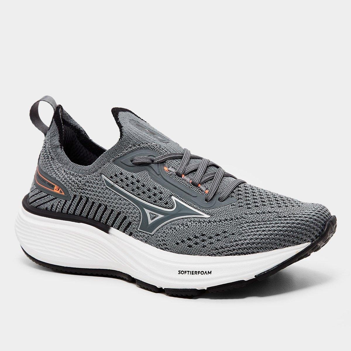 Tênis Infantil Mizuno Cool Ride 3 - Chumbo | Netshoes