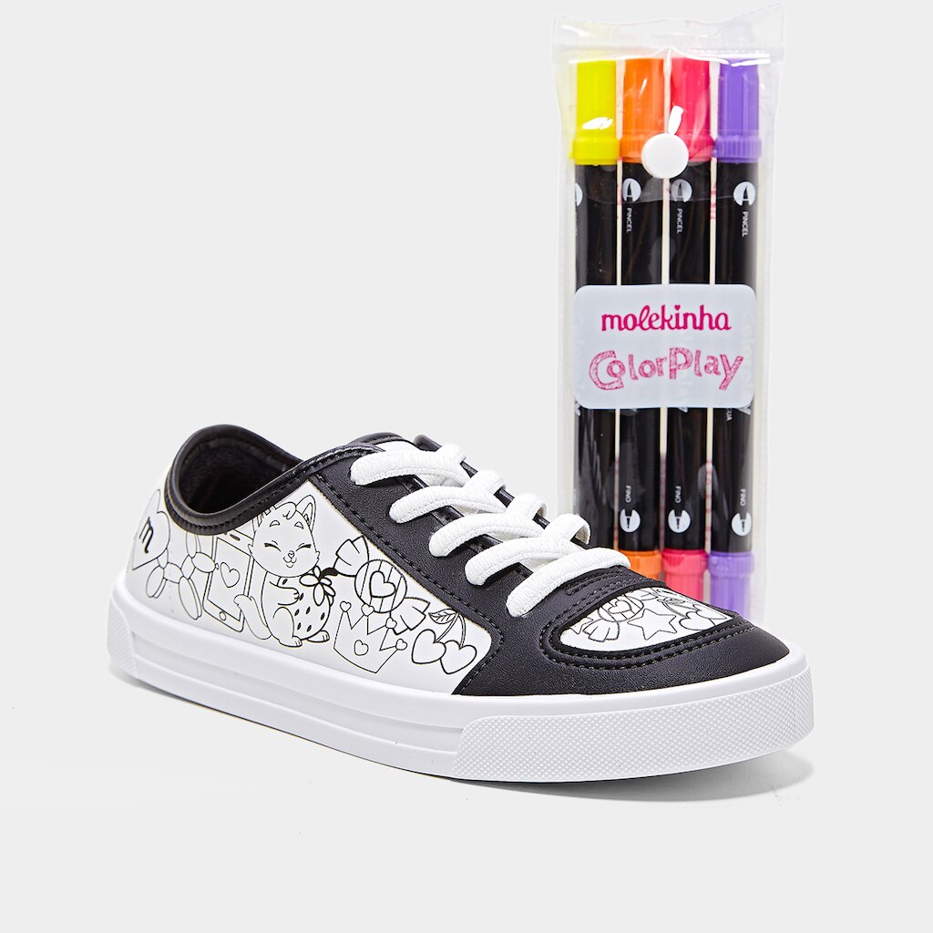 Tênis Infantil Molekinha Casual Menina