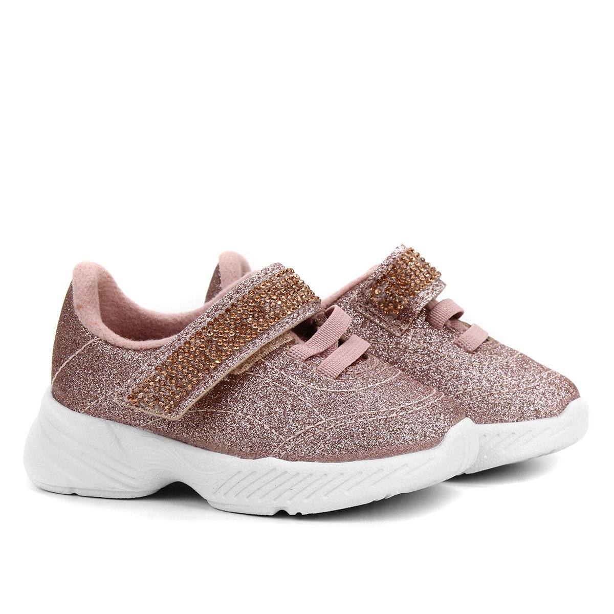 tenis molekinha glitter