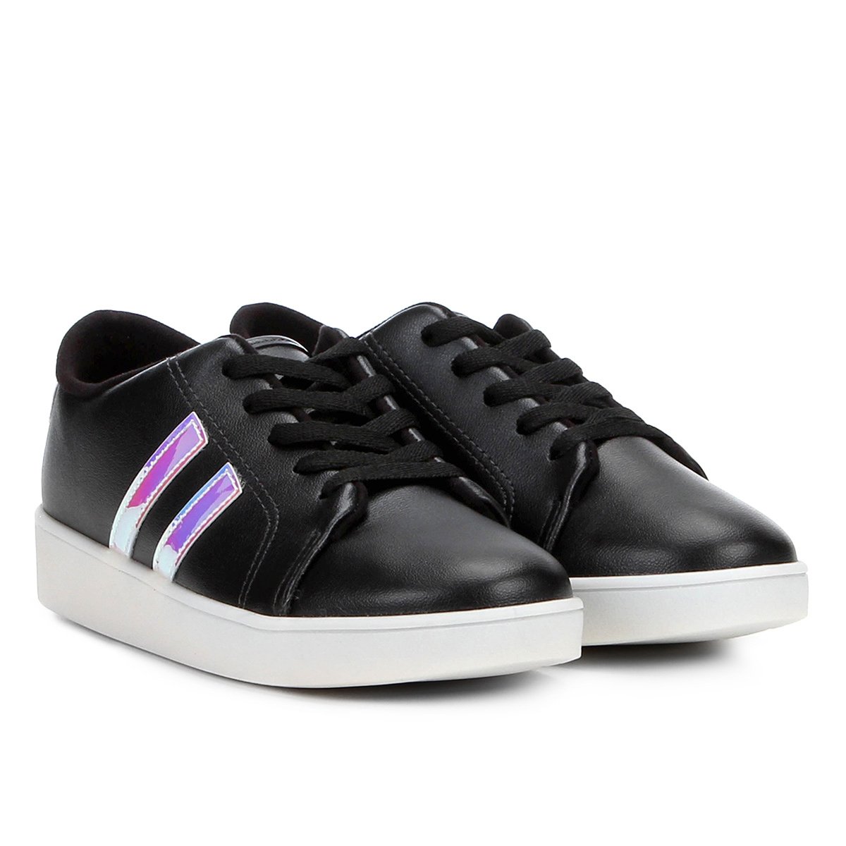 tenis molekinha listras