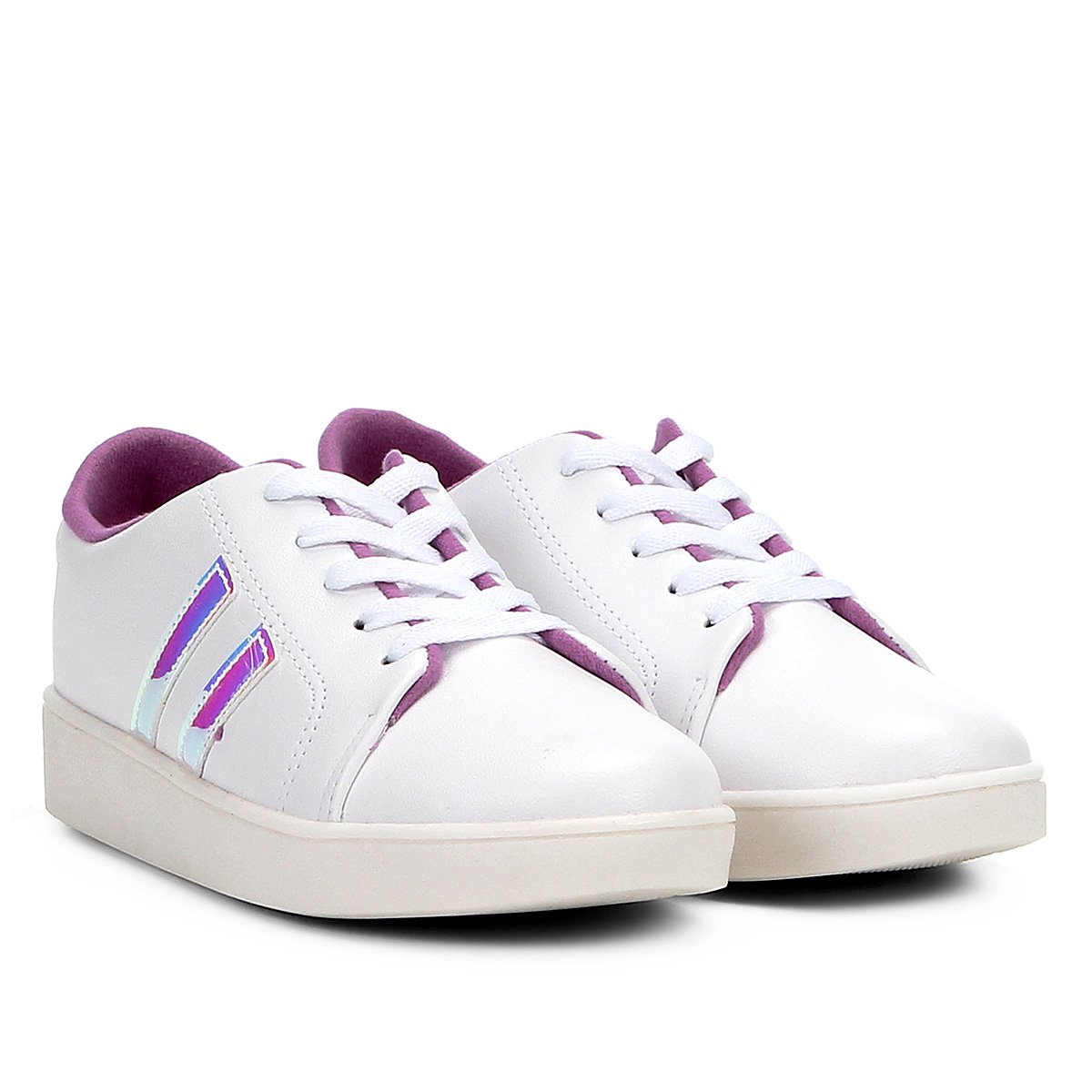 tenis molekinha listras