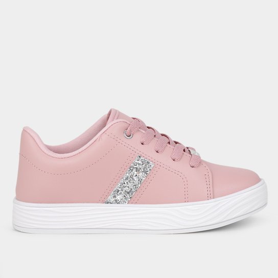 Tênis Infantil Molekinha Maxxi Glitter Menina - Rosa Menor preço em Tênis Infantil Molekinha Maxxi Glitter Menina - Rosa