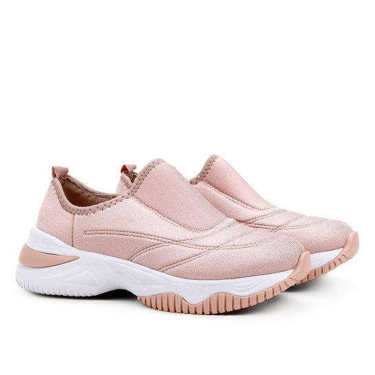 Tênis Infantil Molekinha Sem Cadarços Feminino - Rosa Menor preço em Tênis Infantil Molekinha Sem Cadarços Feminino - Rosa