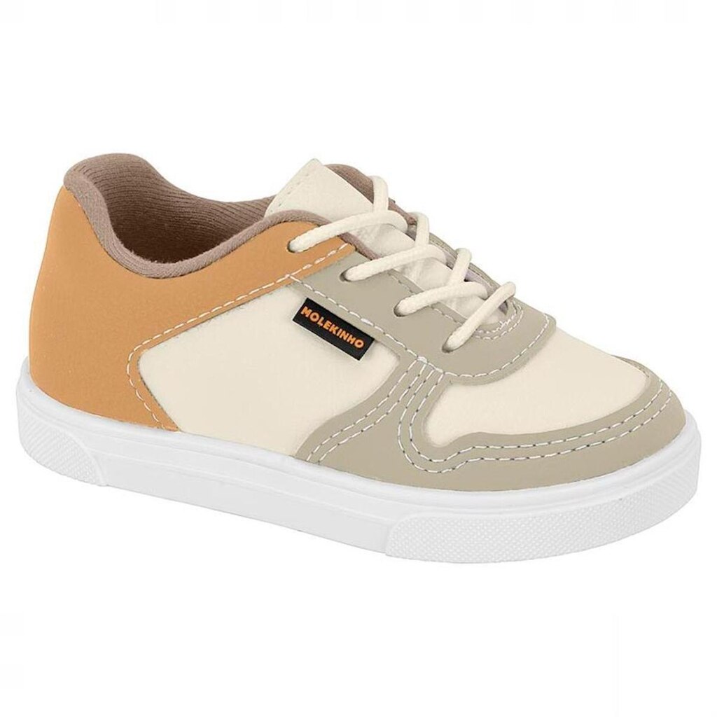 Tênis Infantil Molekinho Casual Conforto Cadarço Elástico Menino