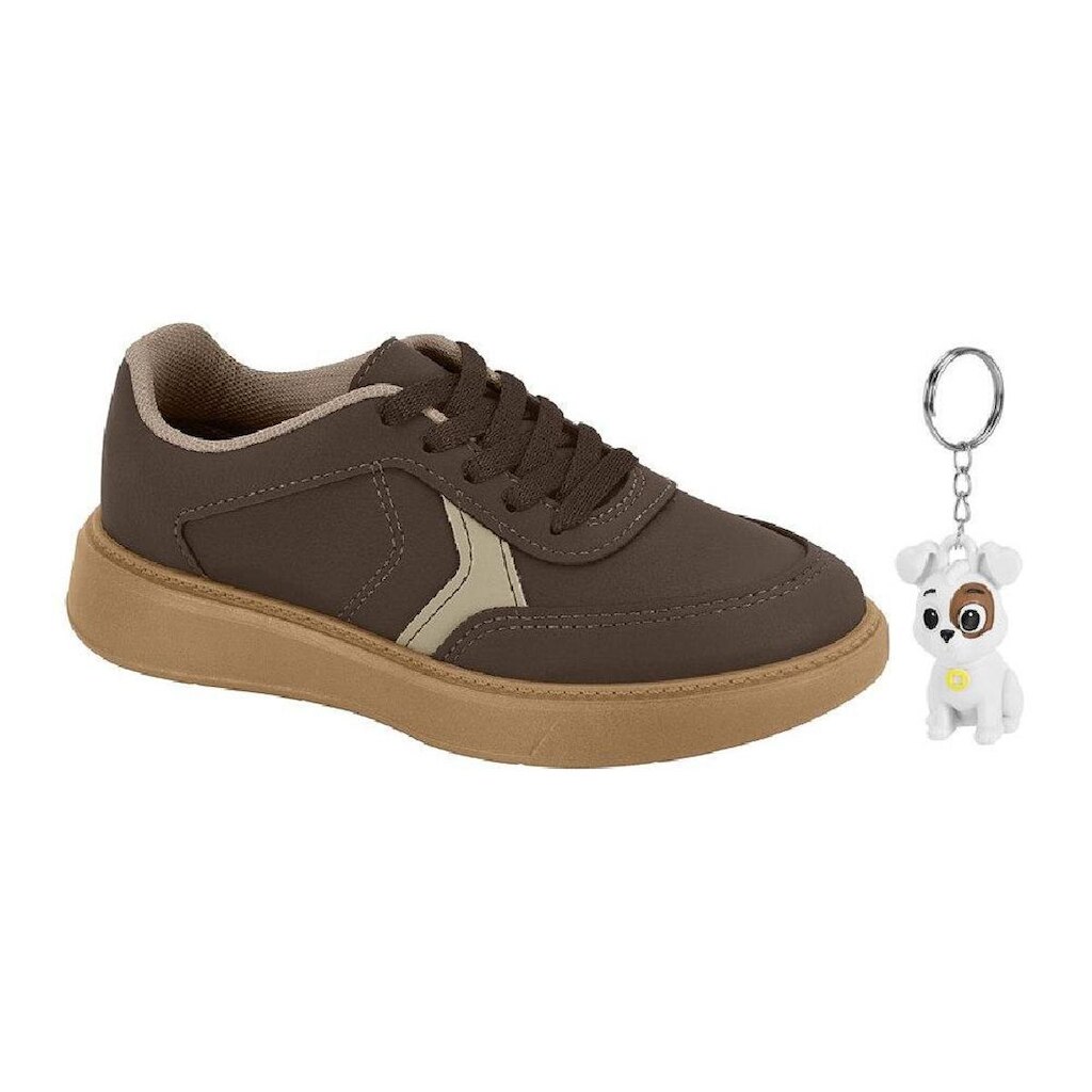 Tênis Infantil Molekinho Casual Menino Com Chaveiro Cachorro 2861.120