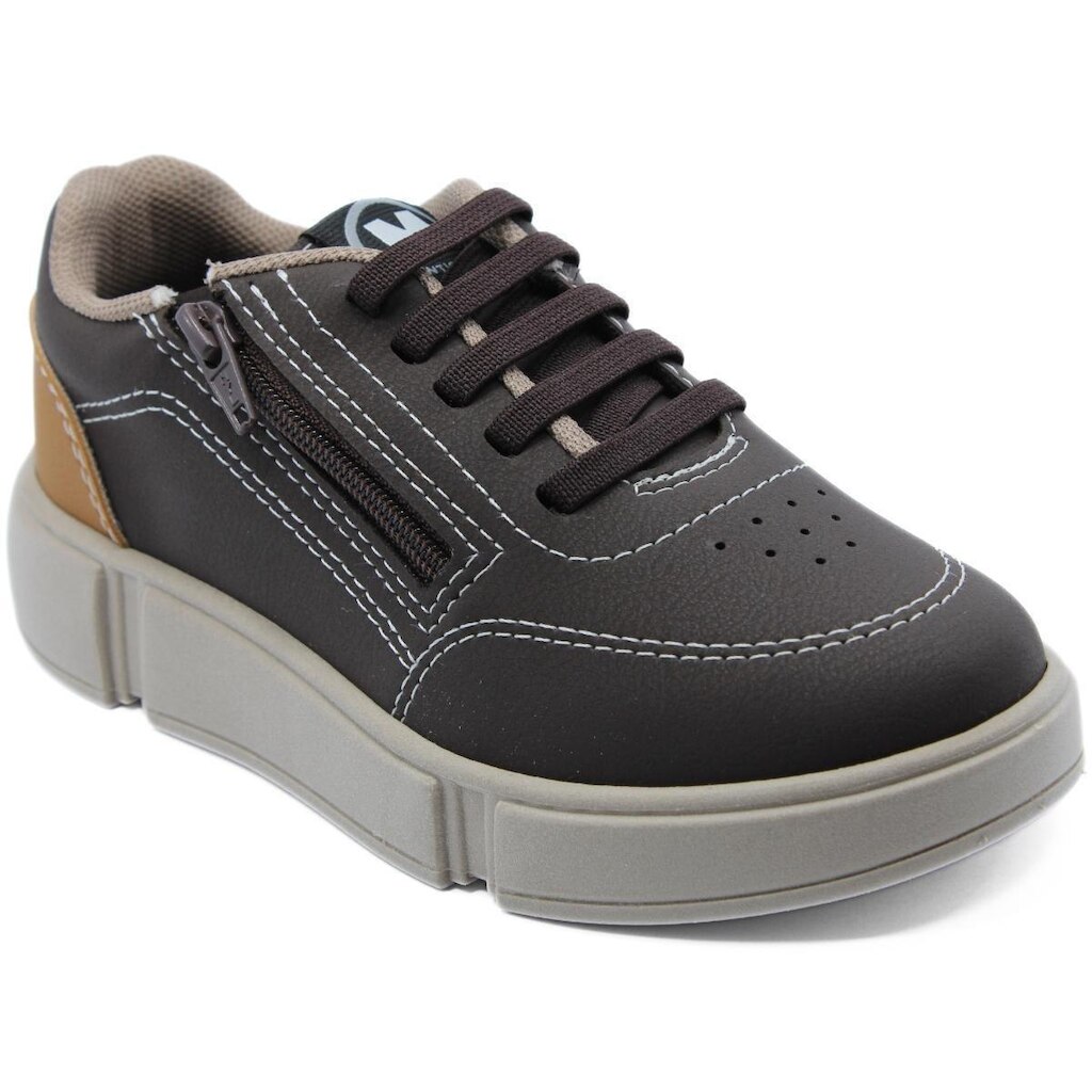Tênis Infantil Molekinho Casual Menino - Marrom - 34