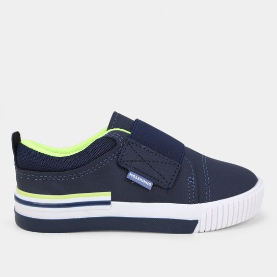 Tênis Infantil Molekinho Tira Menino - Marinho Menor preço em Tênis Infantil Molekinho Tira Menino - Marinho