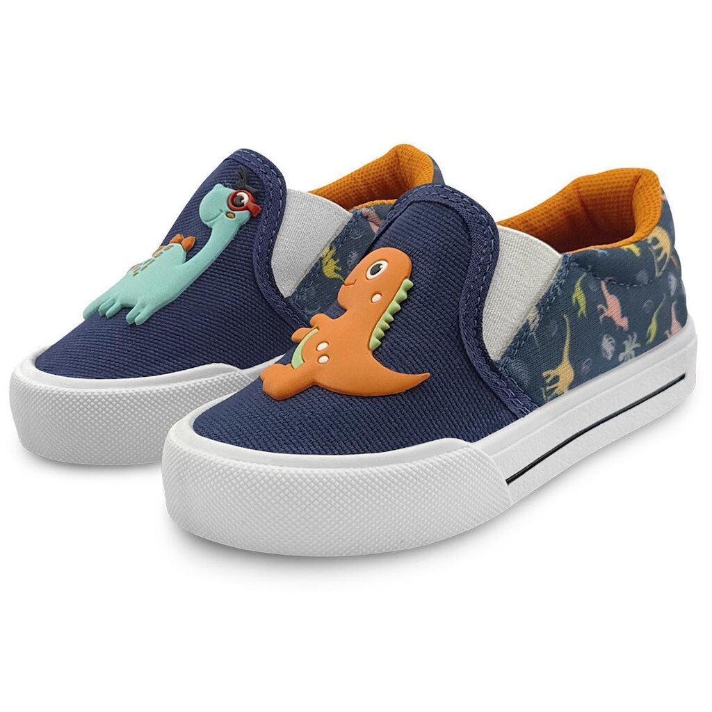 Tênis Infantil Mz Flex Menino Dinossauros MzKid