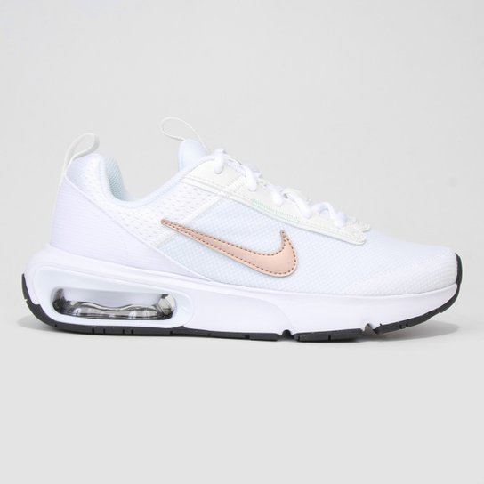 Tênis Infantil Nike Air Max Intrlk 75 Bg Masculino - Branco+Bronze Menor preço em Tênis Infantil Nike Air Max Intrlk 75 Bg Masculino - Branco+Bronze