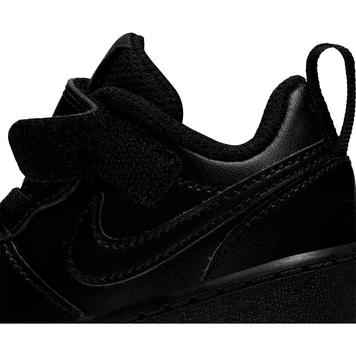 tênis nike court borough low preto